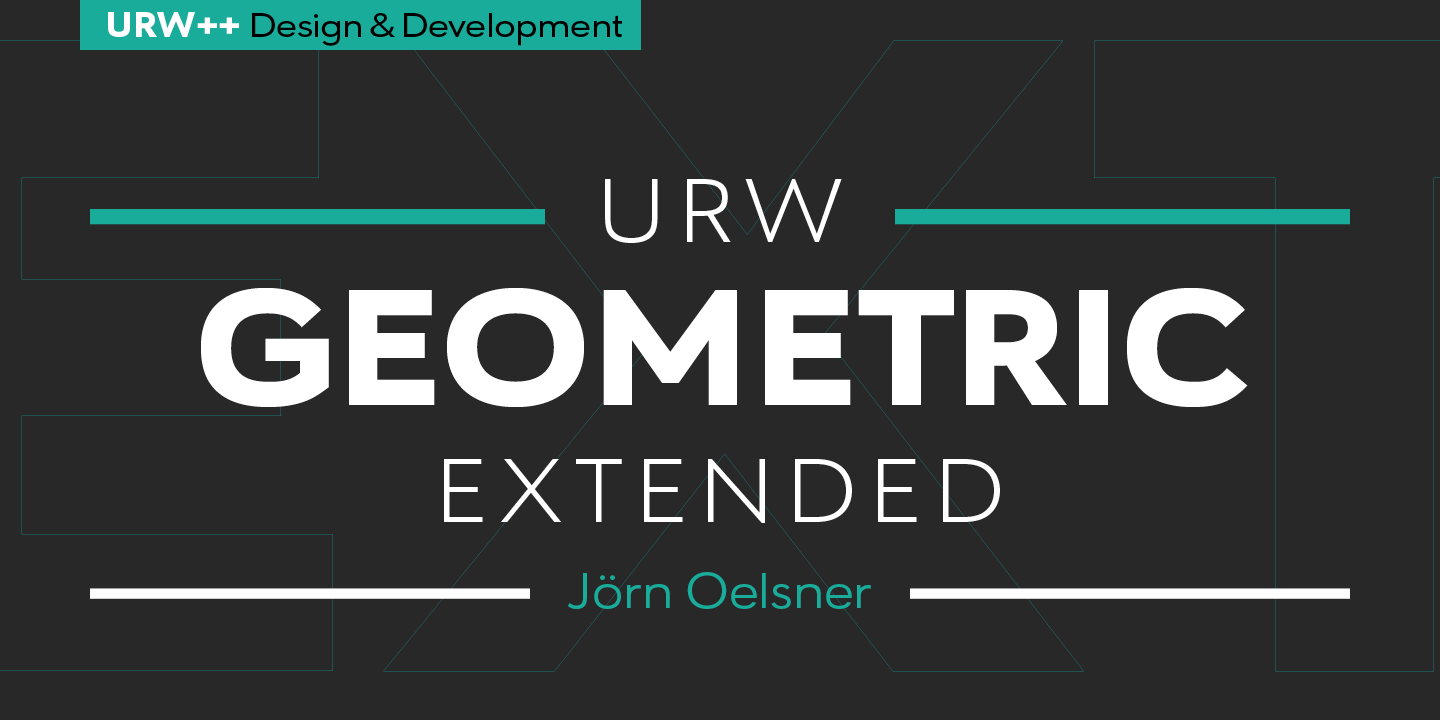 Fuente URW Geometric Extended